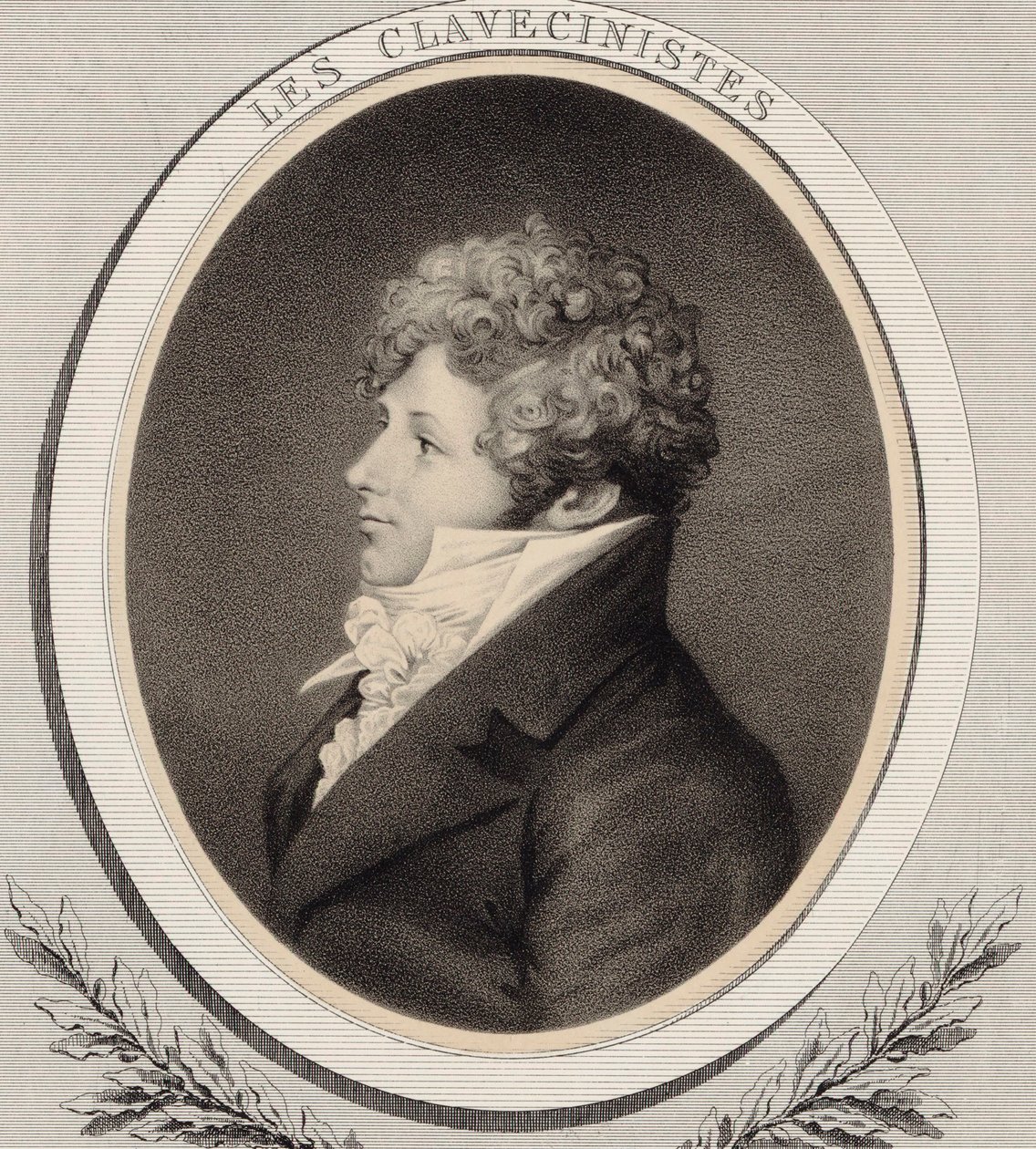Pianisti ja säveltäjä Daniel Steibeltin muotokuva 1765-1823. tekijältä Alfred Lemoine