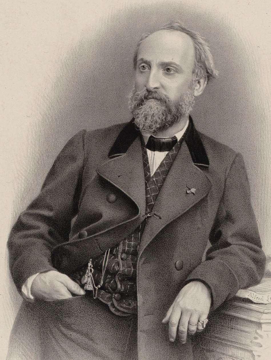 Säveltäjä Antoine Francois Marmontelin muotokuva 1816-1898. tekijältä Alfred Lemoine