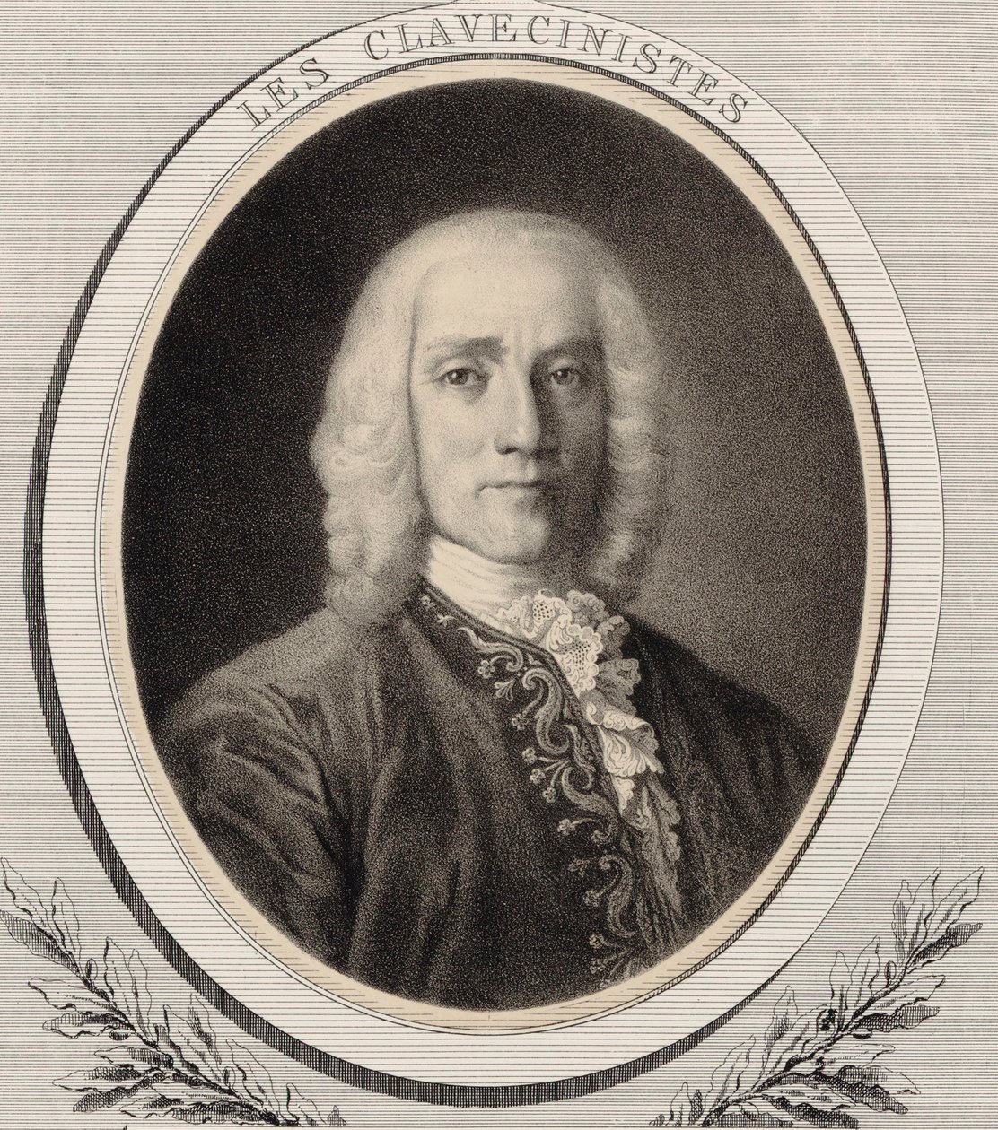 Säveltäjä Domenico Scarlattin muotokuva 1685-1757, n. 1850. tekijältä Alfred Lemoine
