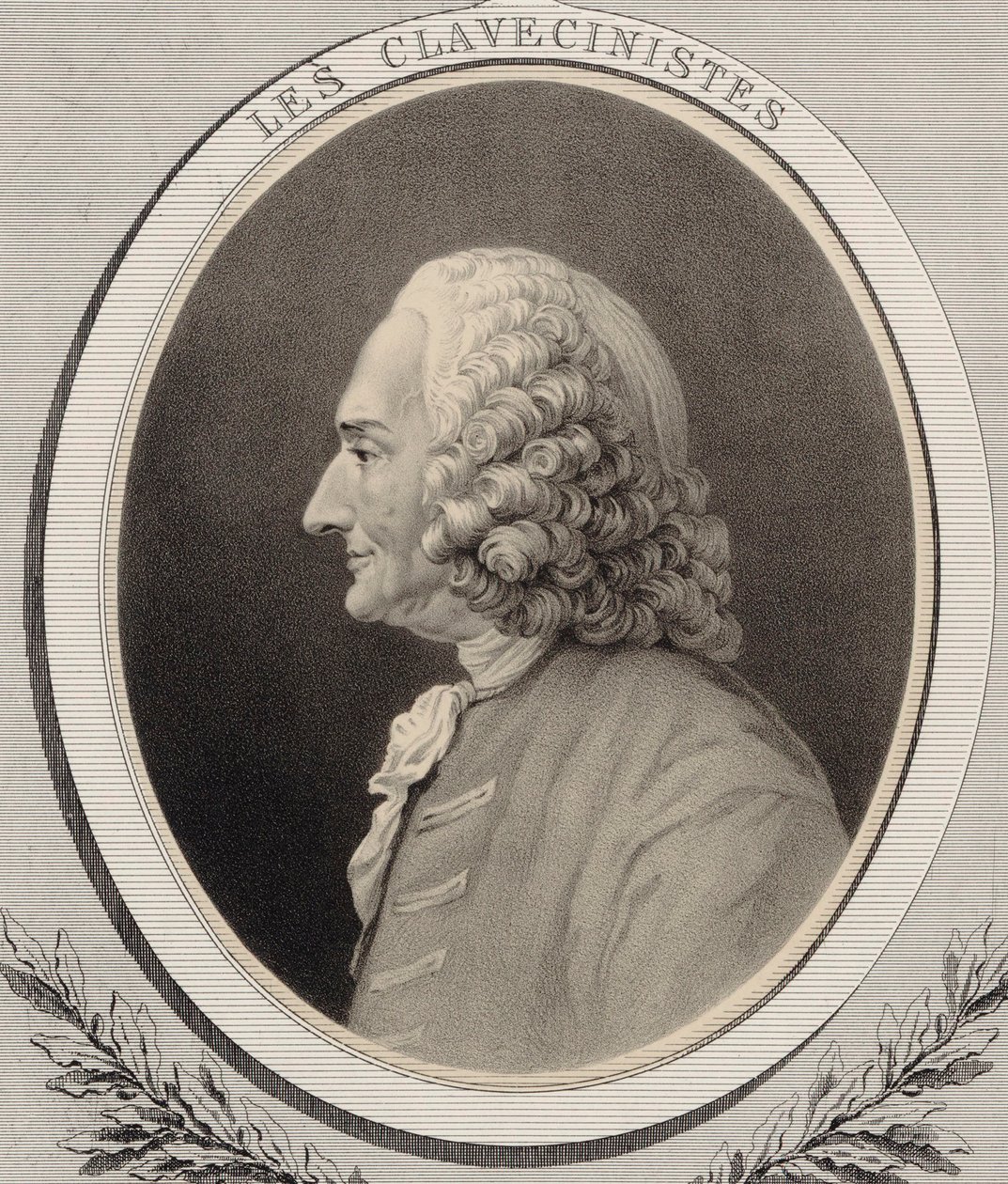 Muotokuva säveltäjä Jean-Philippe Rameausta 1683-1764. tekijältä Alfred Lemoine