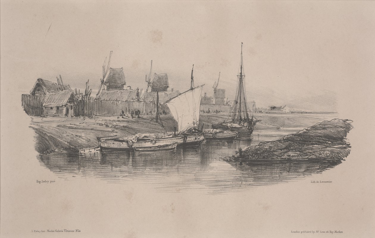 Canal Bank, Ala-Bretagne tekijältä Alfred Leon Lemercier