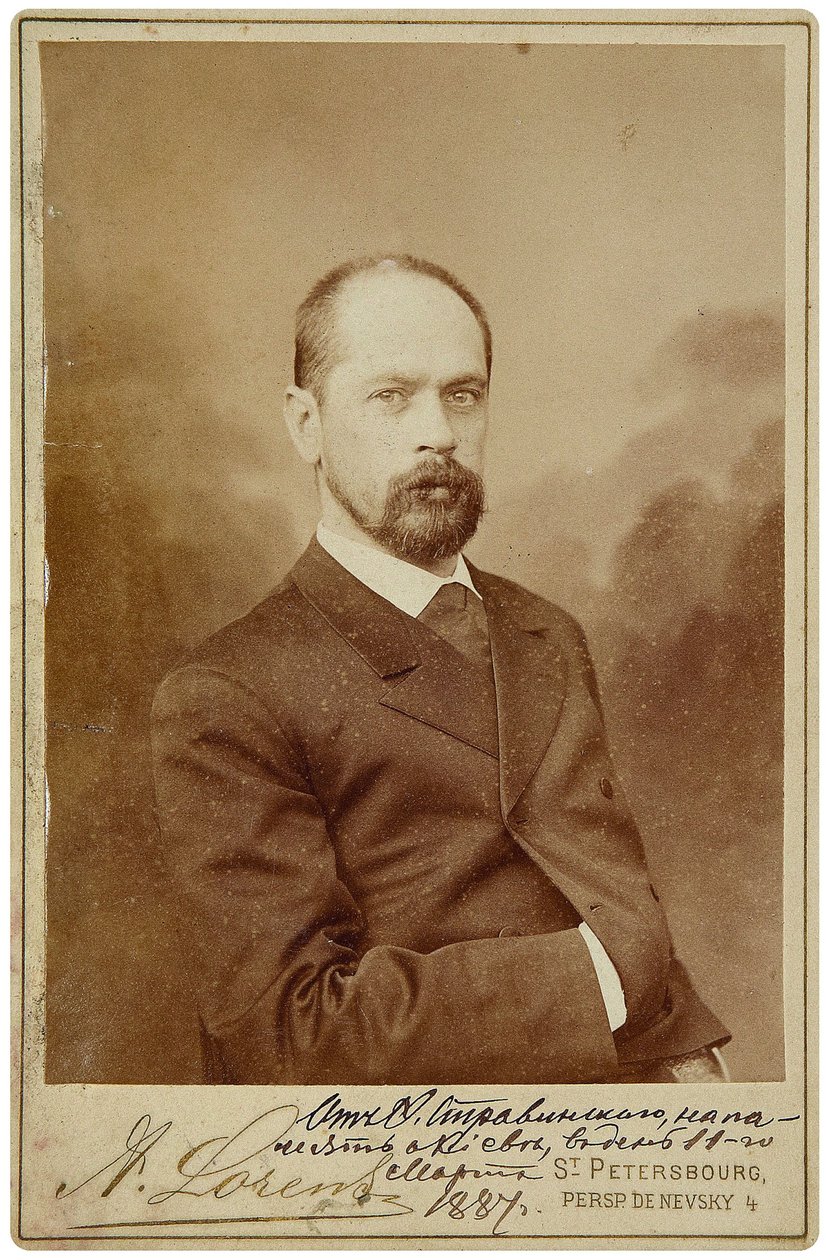 Feodor Stravinski (1843-1902) - Muotokuva bassooopperalaulajasta Fjodor Ignatievich Stravinskysta (1843-1902) - Pietari Valokuvastudio Alfred Lorens. Valokuva tekijältä Alfred Lorens