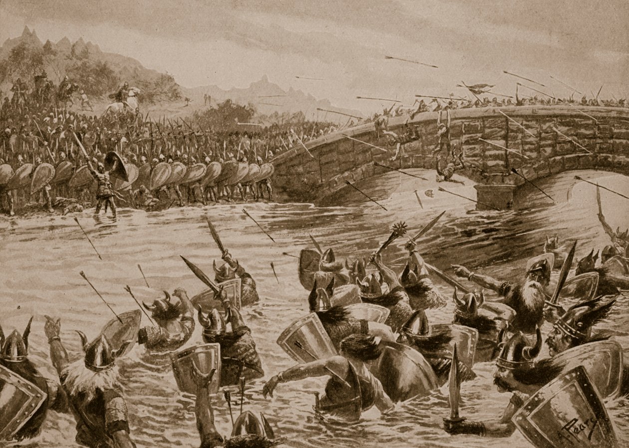 Maldonin taistelu, 991, kuvitus teoksesta 