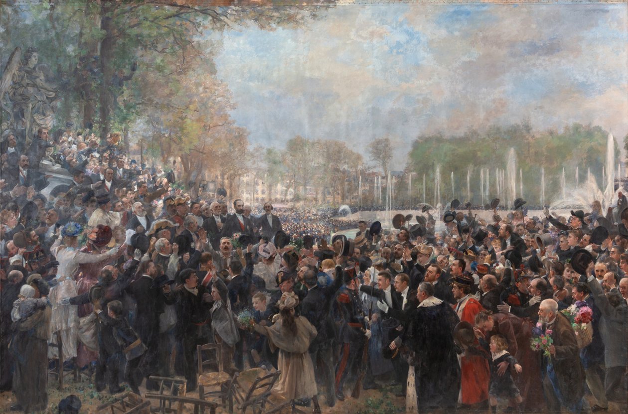 Säätykenraalin satavuotisjuhla 1789, 1893. tekijältä Alfred Philippe Roll