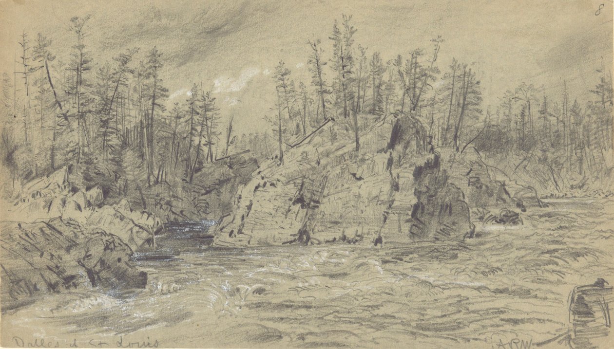 St. Louisin Dalles tekijältä Alfred R. Waud