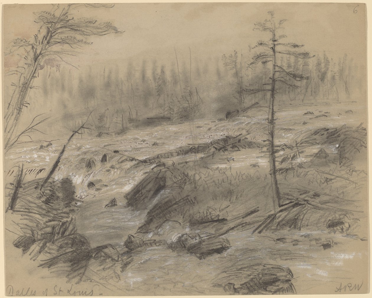 St. Louisin Dalles tekijältä Alfred R. Waud