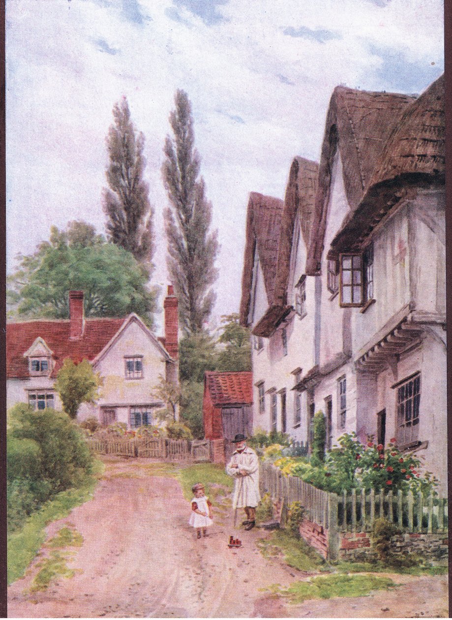 The Three Gables, Kersey, Suffolk, The Cottages and the Village Life of Rural England julkaisija Dent & Sons Limited tekijältä Alfred Robert Quinton