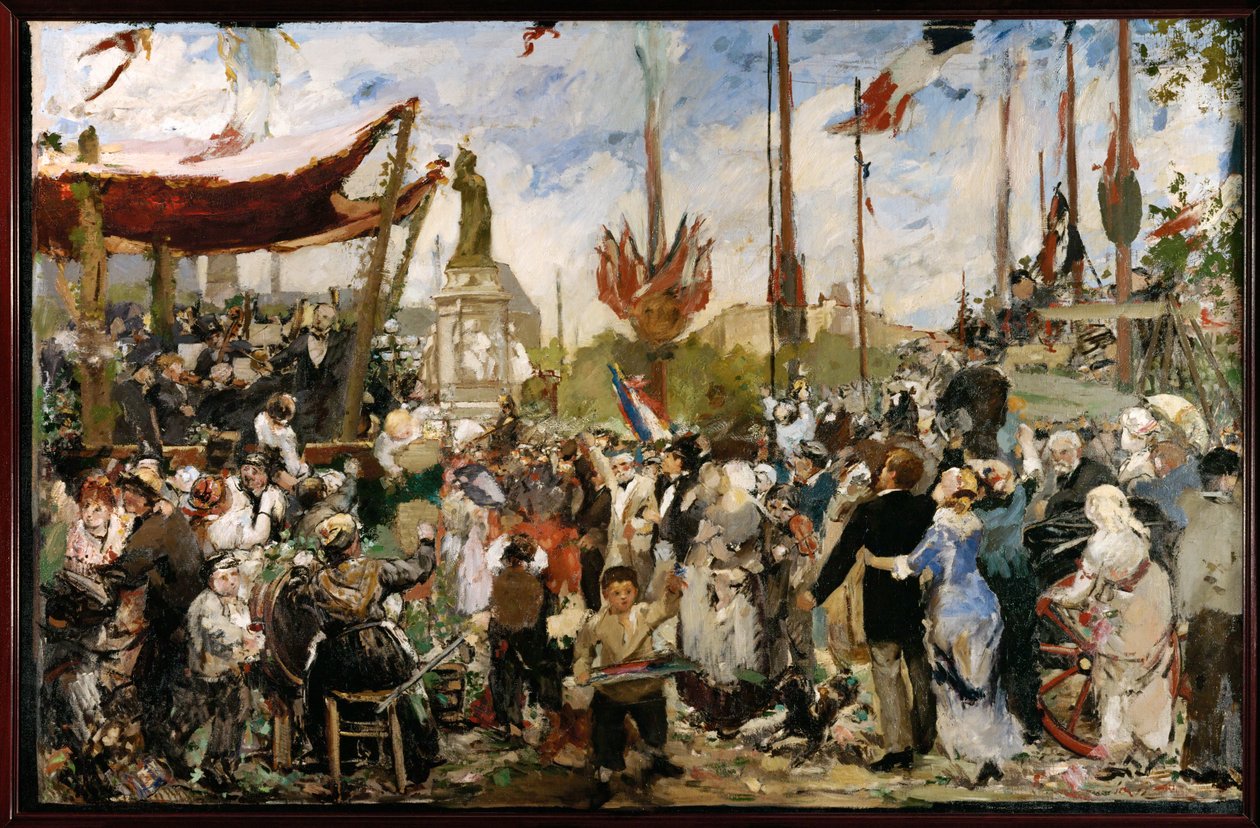 Heinäkuun 14. päivä 1880 (öljyväriluonnos) tekijältä Alfred Roll
