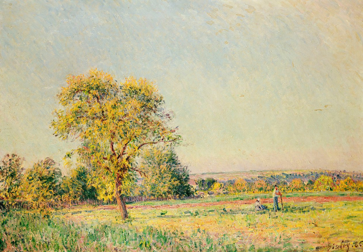 Kesäpäivä, 1886 tekijältä Alfred Sisley