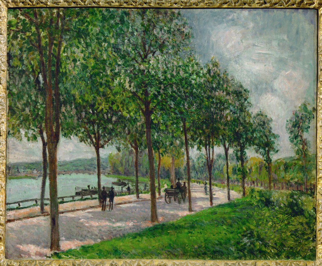 Allee des marroniers tekijältä Alfred Sisley