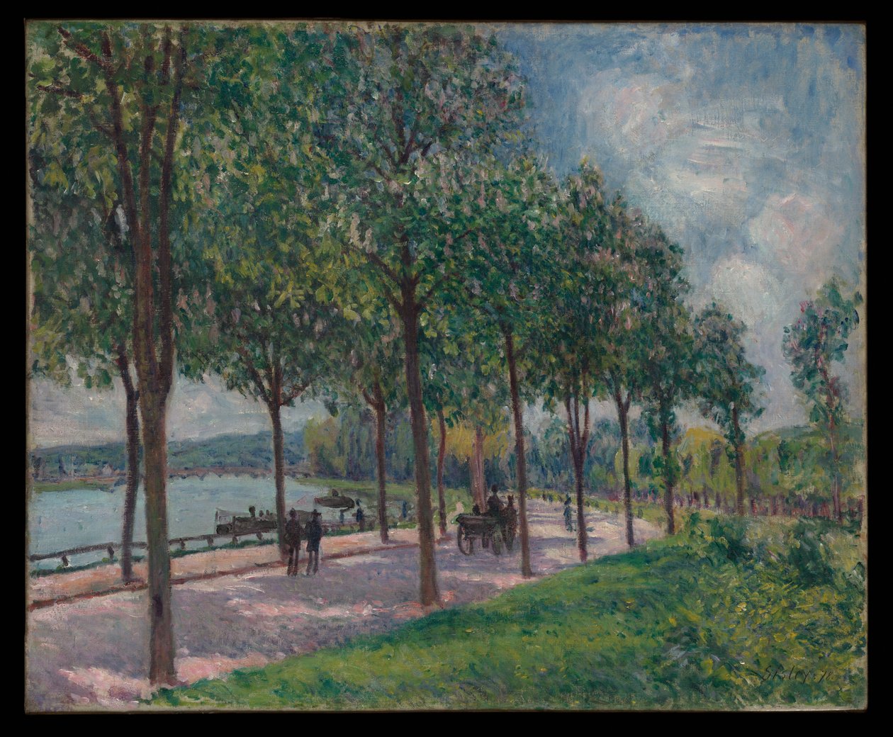 Kastanjakuja tekijältä Alfred Sisley
