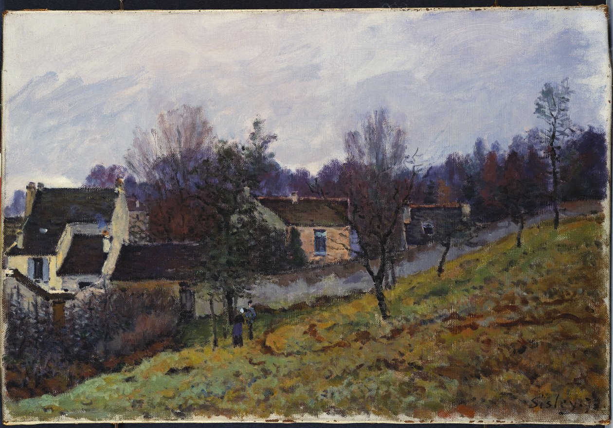 Syksy Louveciennesissä, 1873 tekijältä Alfred Sisley