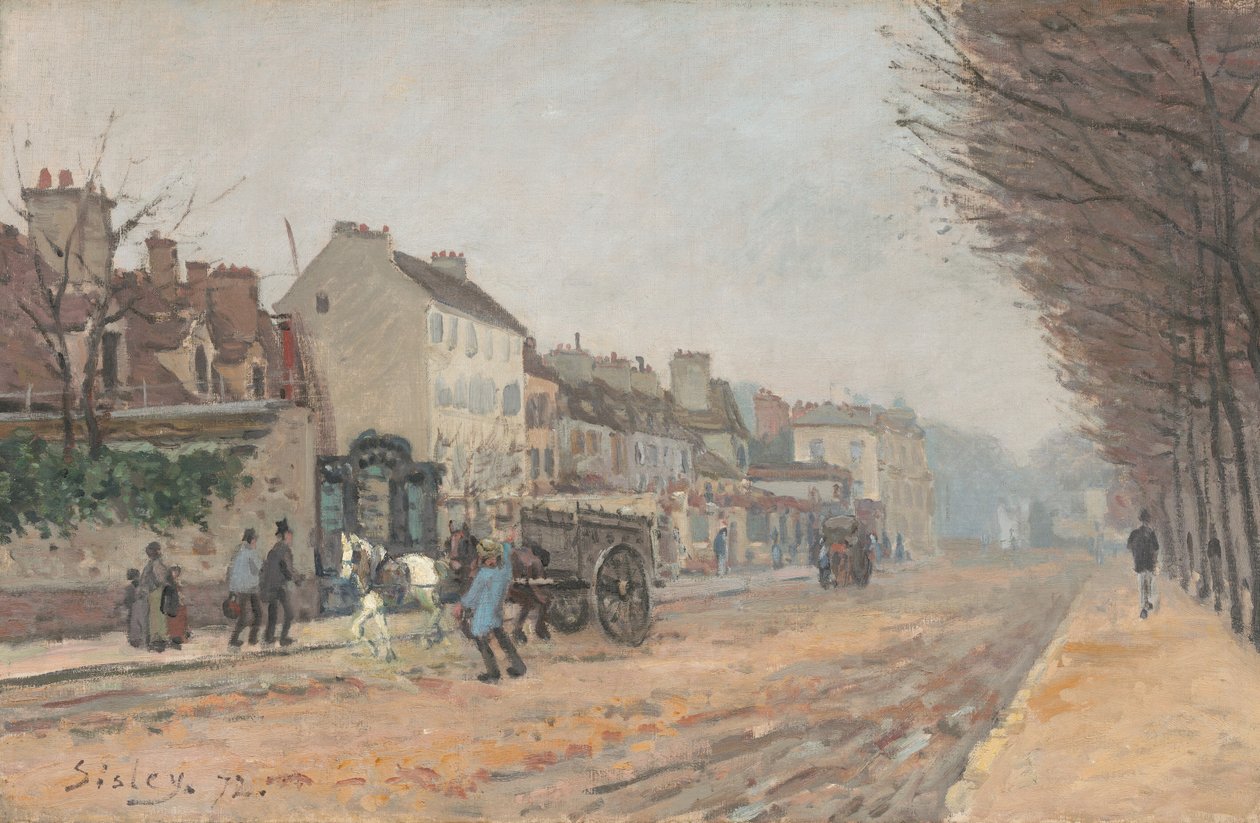 Heloise Boulevard, Argenteuil, 1872. tekijältä Alfred Sisley