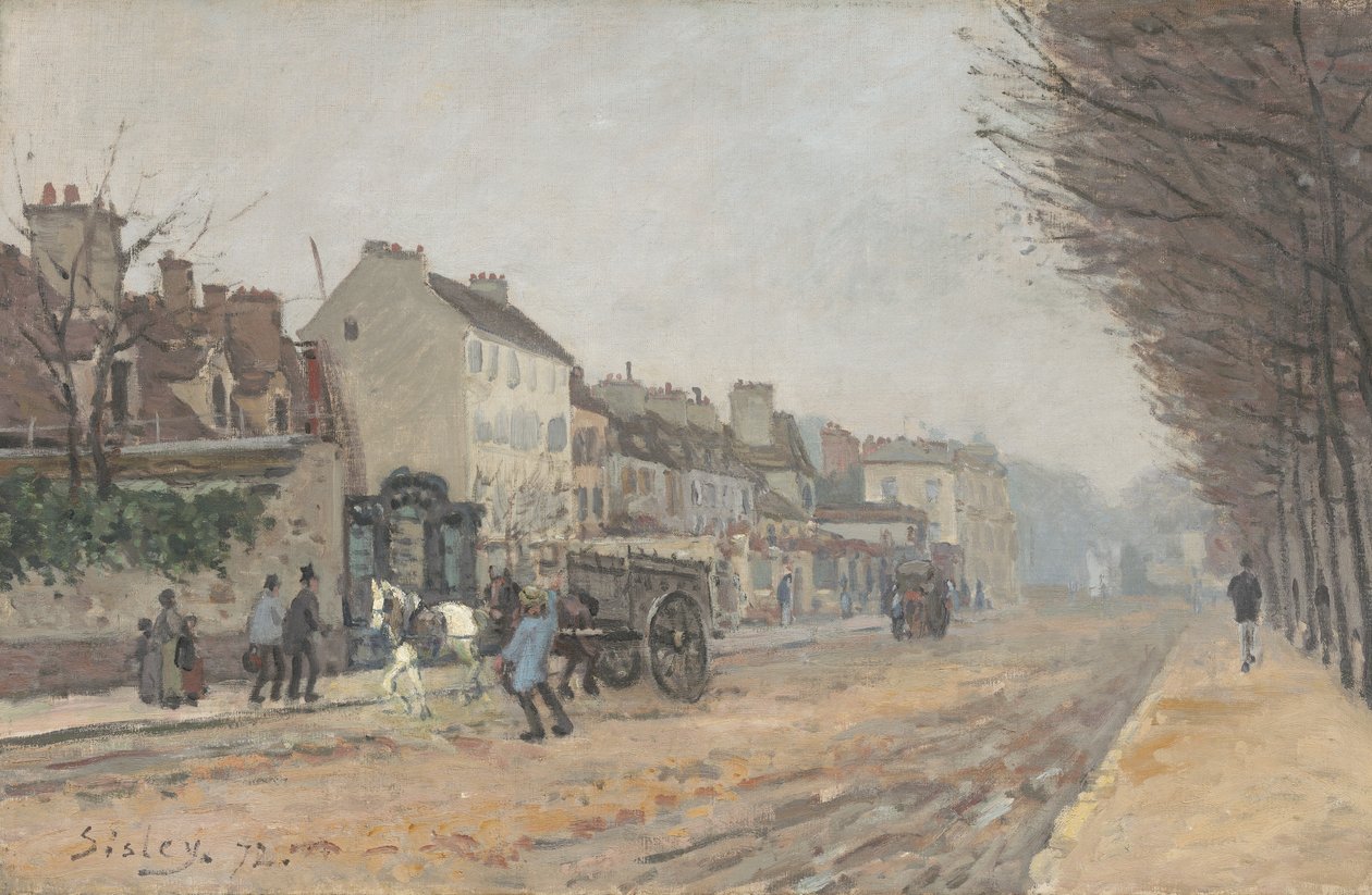 Boulevard Héloïse, Argenteuil, 1872 tekijältä Alfred Sisley