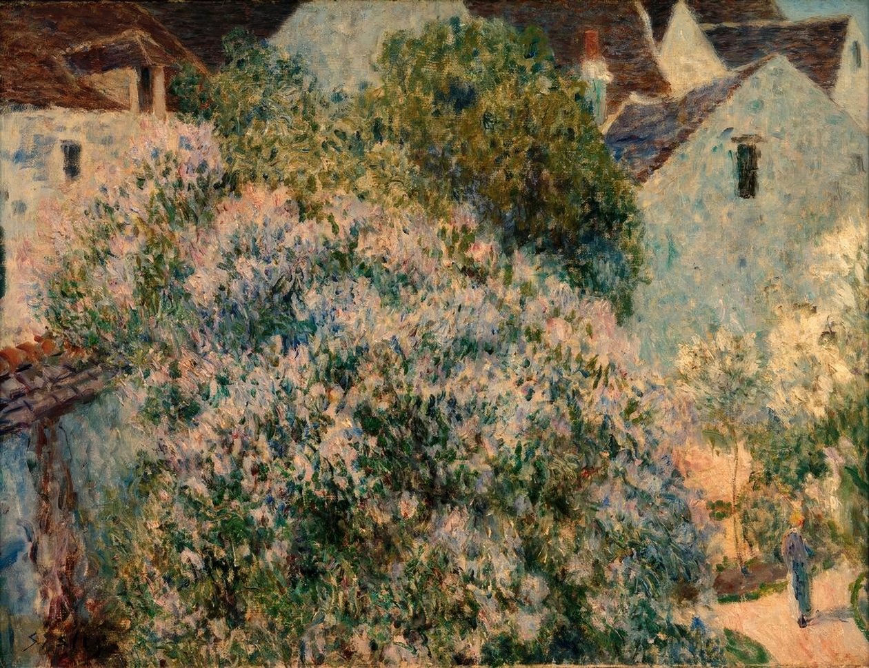 Puutarhani syreenit tekijältä Alfred Sisley