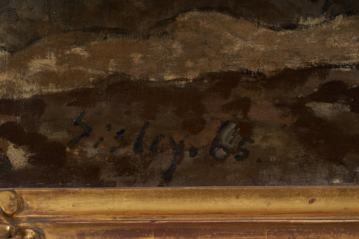 Fontainebleaun metsän reuna tekijältä Alfred Sisley