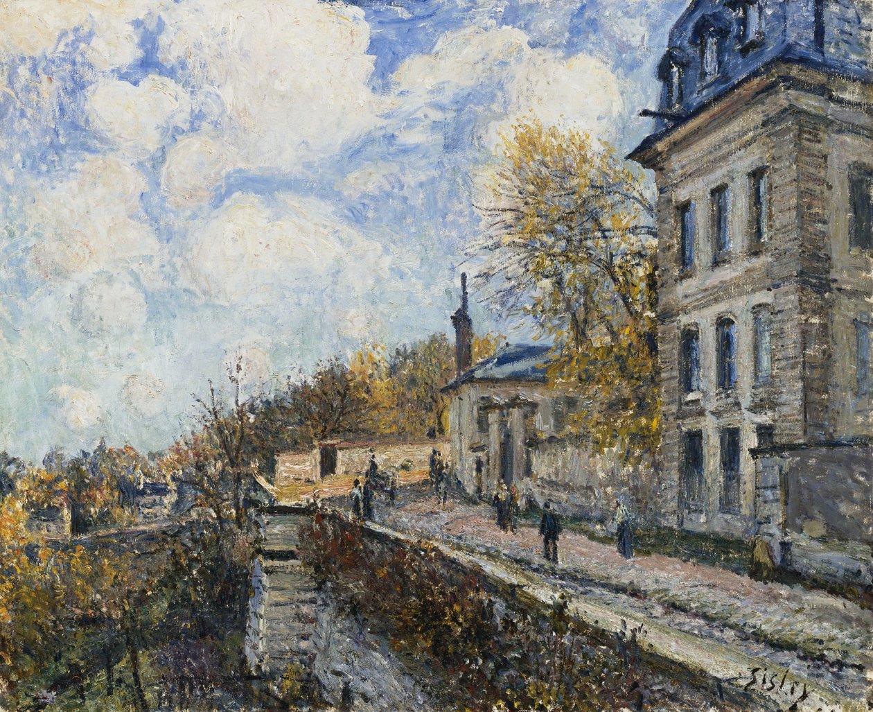 Sevresin tehdas; La Manufacture de Sevres, 1879 tekijältä Alfred Sisley