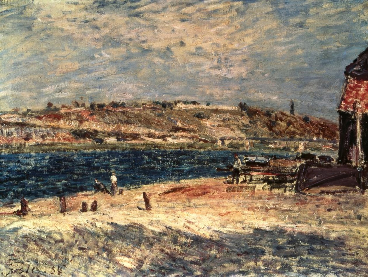 Flußufer Saint-Mammesissa tekijältä Alfred Sisley