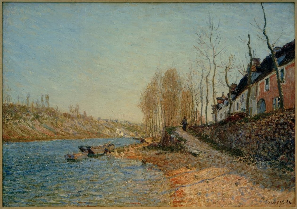 Valkoinen risti Saint-Mammèsissa tekijältä Alfred Sisley