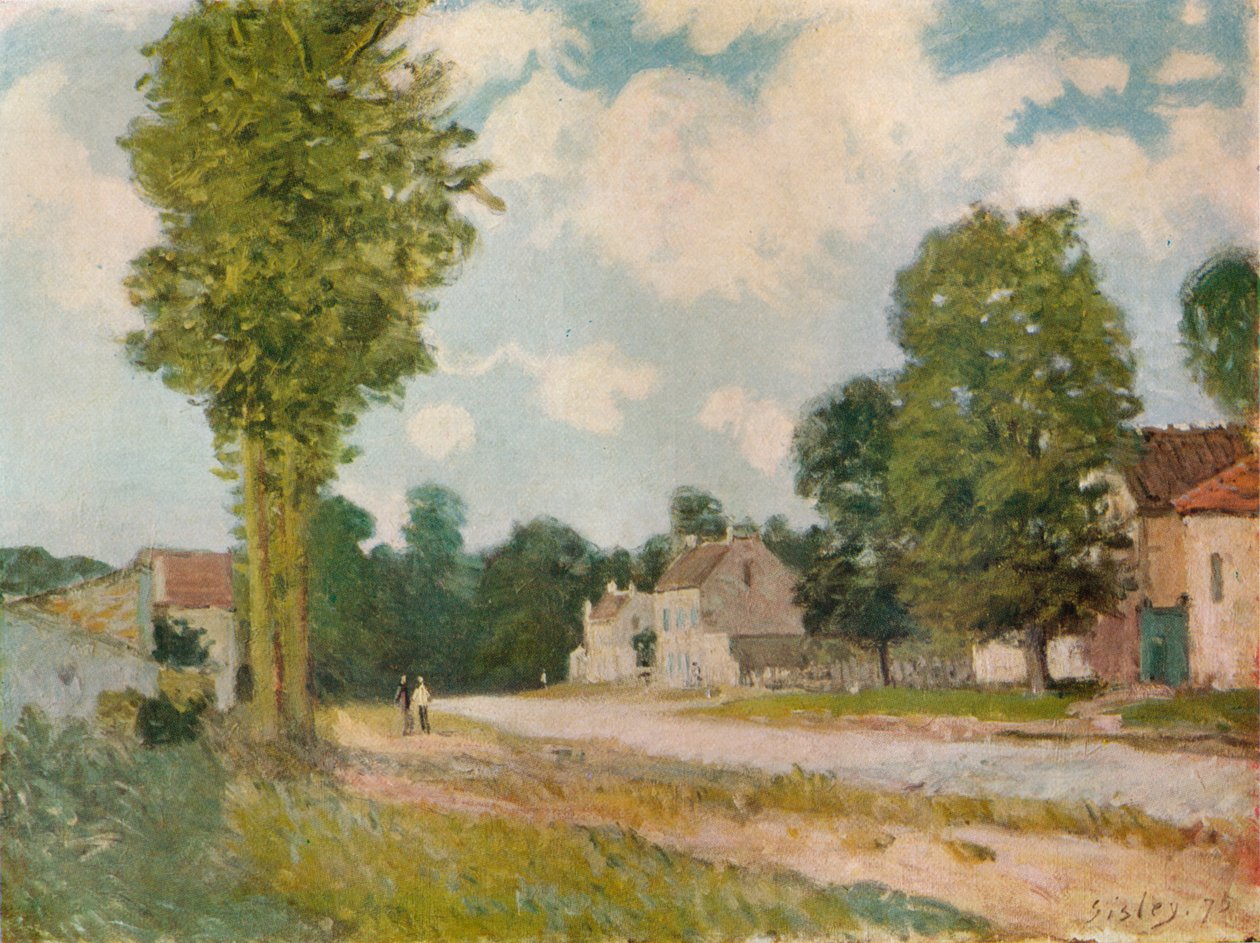 Tie Versaillesiin, 1800-luku, 1929 tekijältä Alfred Sisley
