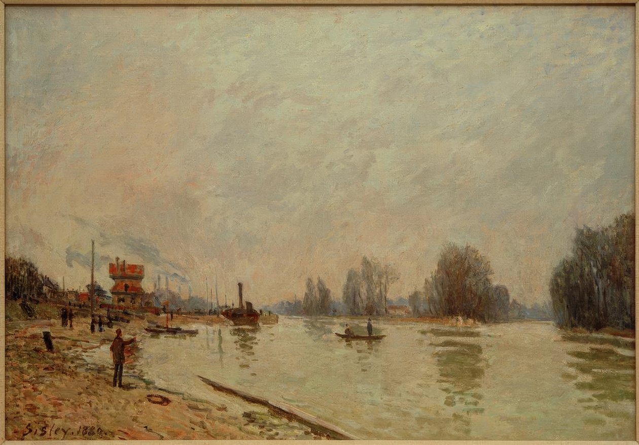 Seine Suresnesissa tekijältä Alfred Sisley
