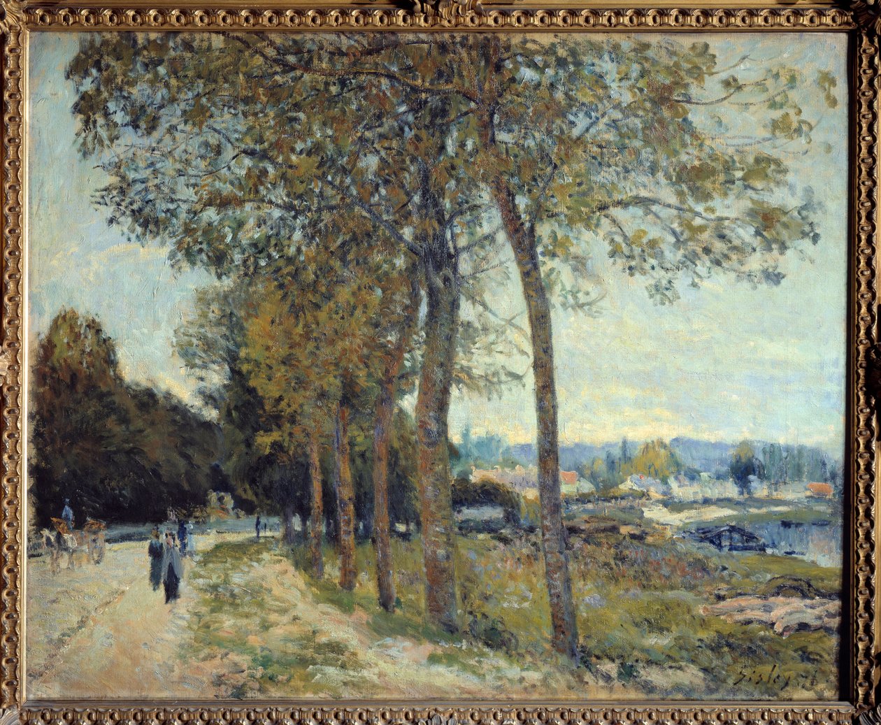 Alfred Sisleyn La Seine Marly-maalaus tekijältä Alfred Sisley