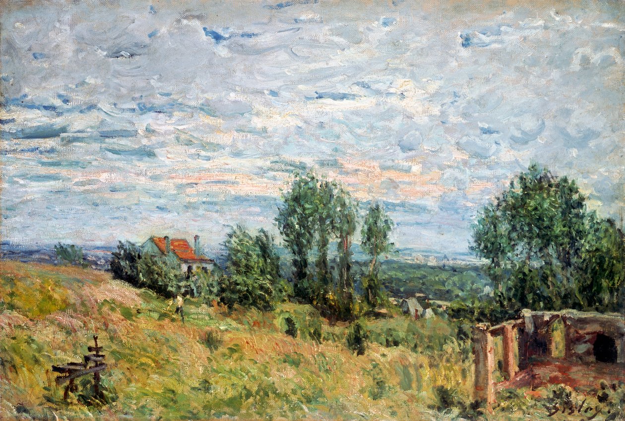 La briqueterie (Tiilikenttä) tekijältä Alfred Sisley
