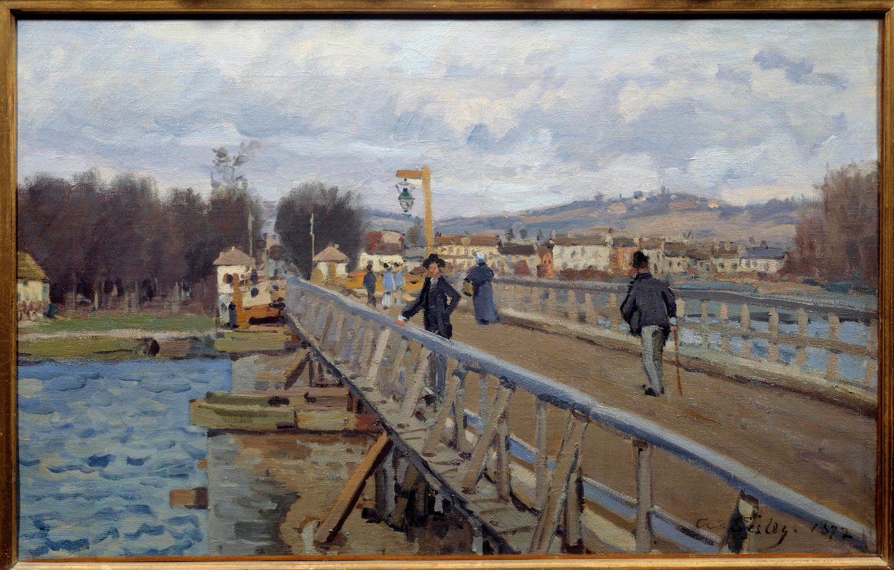 Alfred Sisleyn (1839-1899) La passerelle d