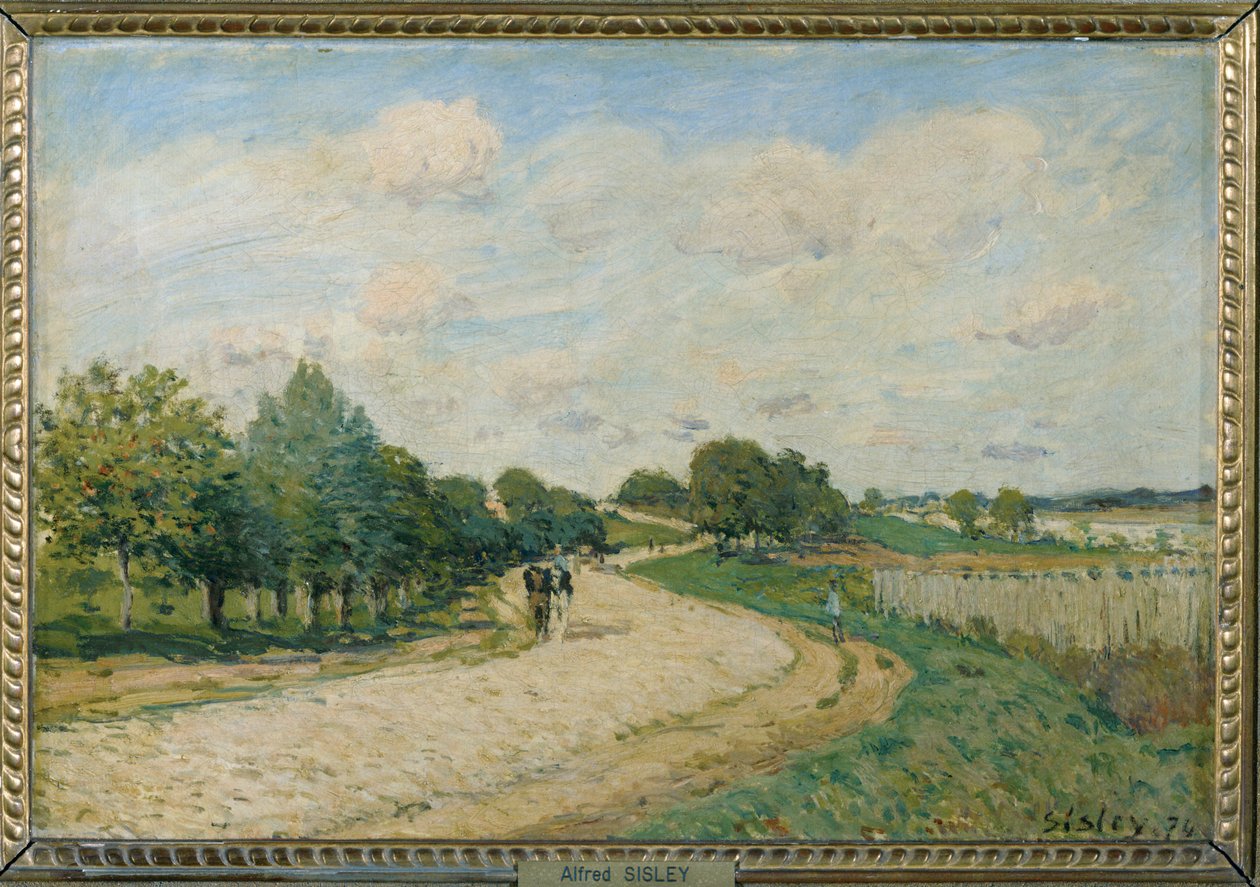 Tie Mantesiin ... tekijältä Alfred Sisley