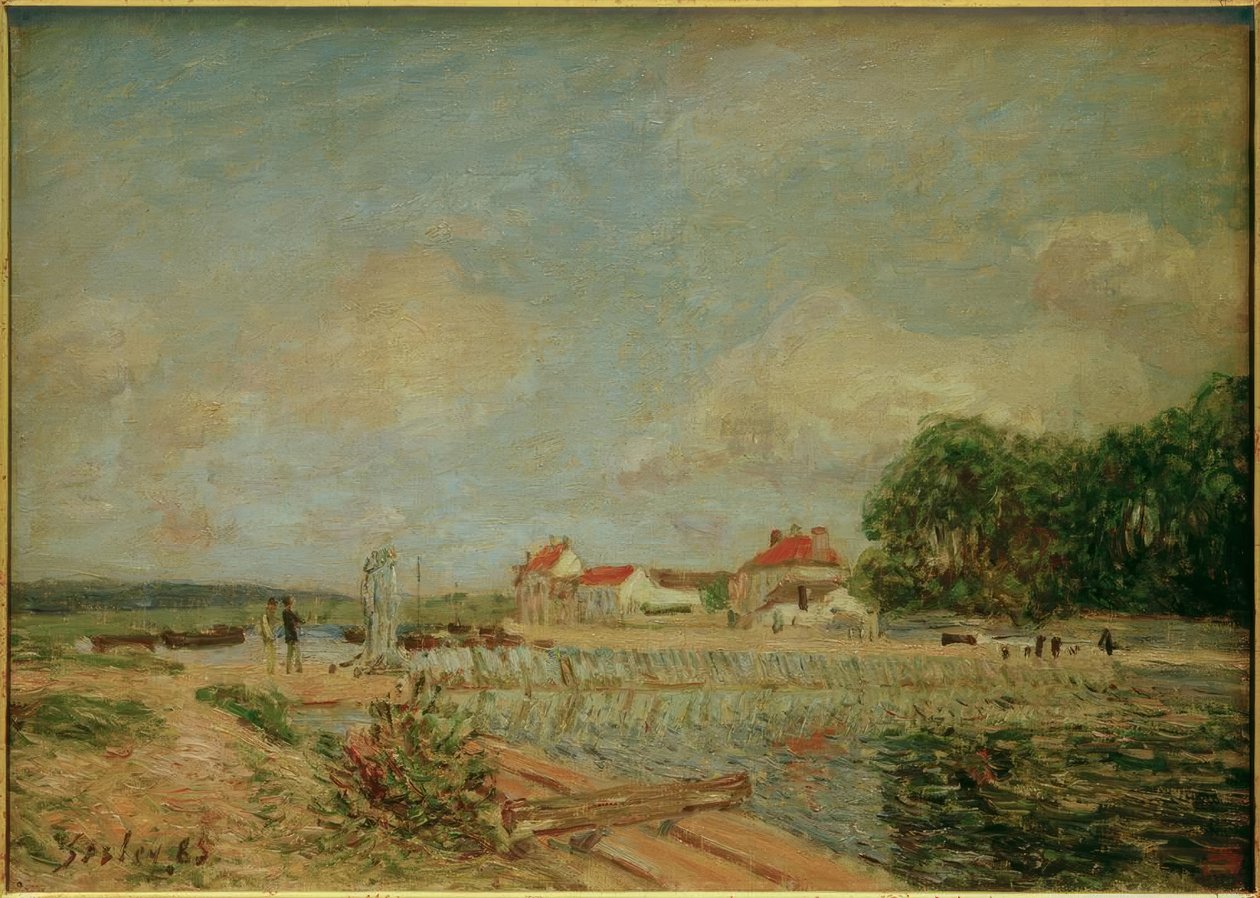 Loingin pato Saint-Mammèsissa tekijältä Alfred Sisley