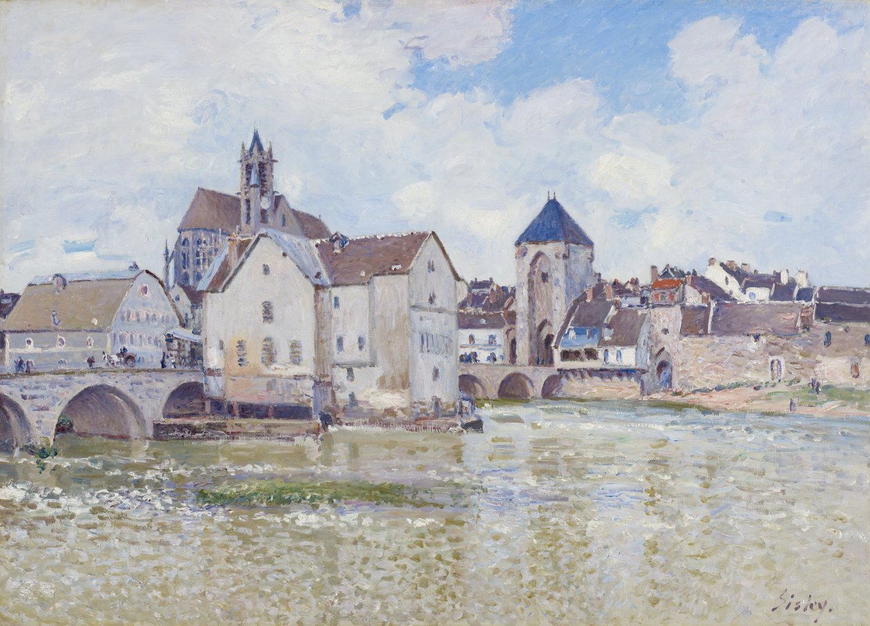 Moretin silta tekijältä Alfred Sisley