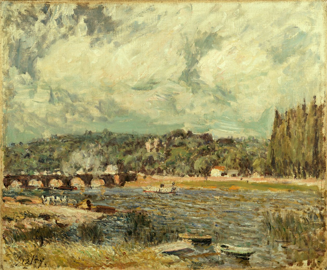 Sevresin silta tekijältä Alfred Sisley