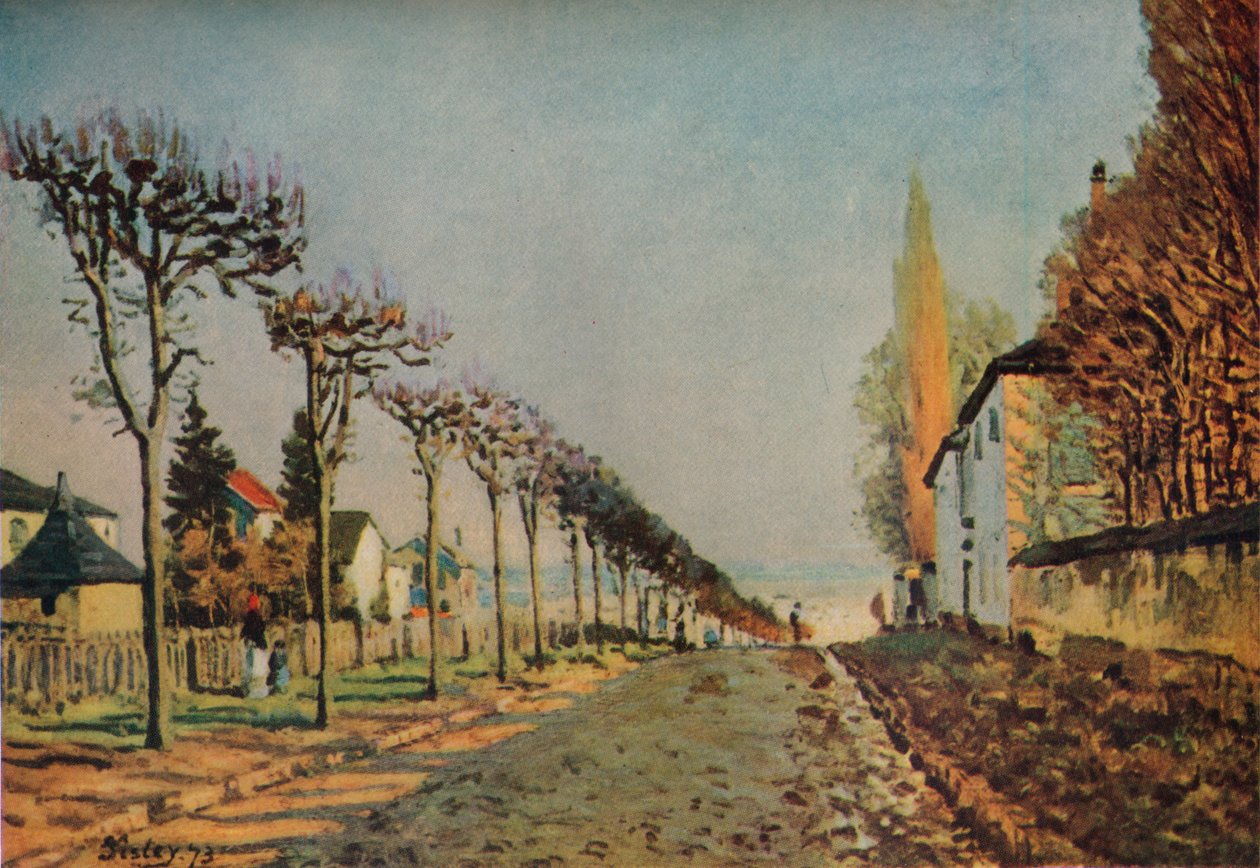 Tie koneeseen, 1873, 1929 tekijältä Alfred Sisley