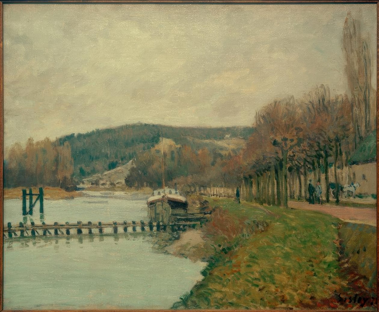Les Coteaux de Bougival tekijältä Alfred Sisley