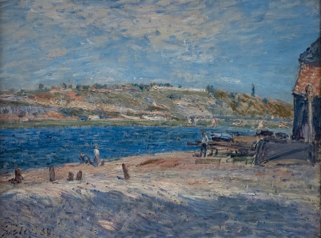 River Banks Saint-Mammèsissa tekijältä Alfred Sisley