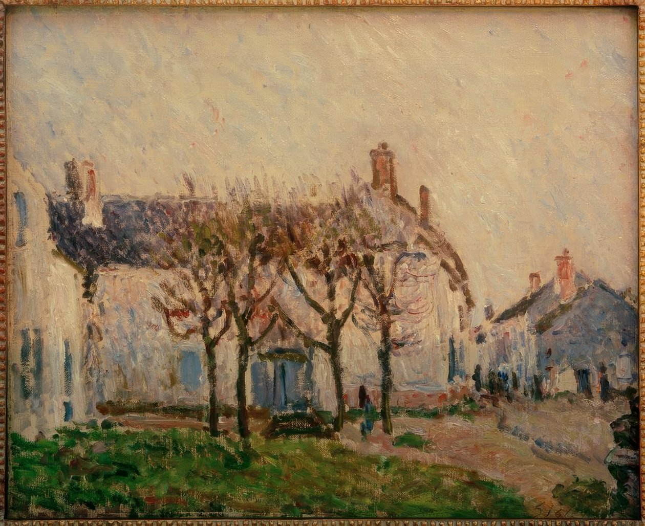 Katu Moret-sur-Loingissa tekijältä Alfred Sisley