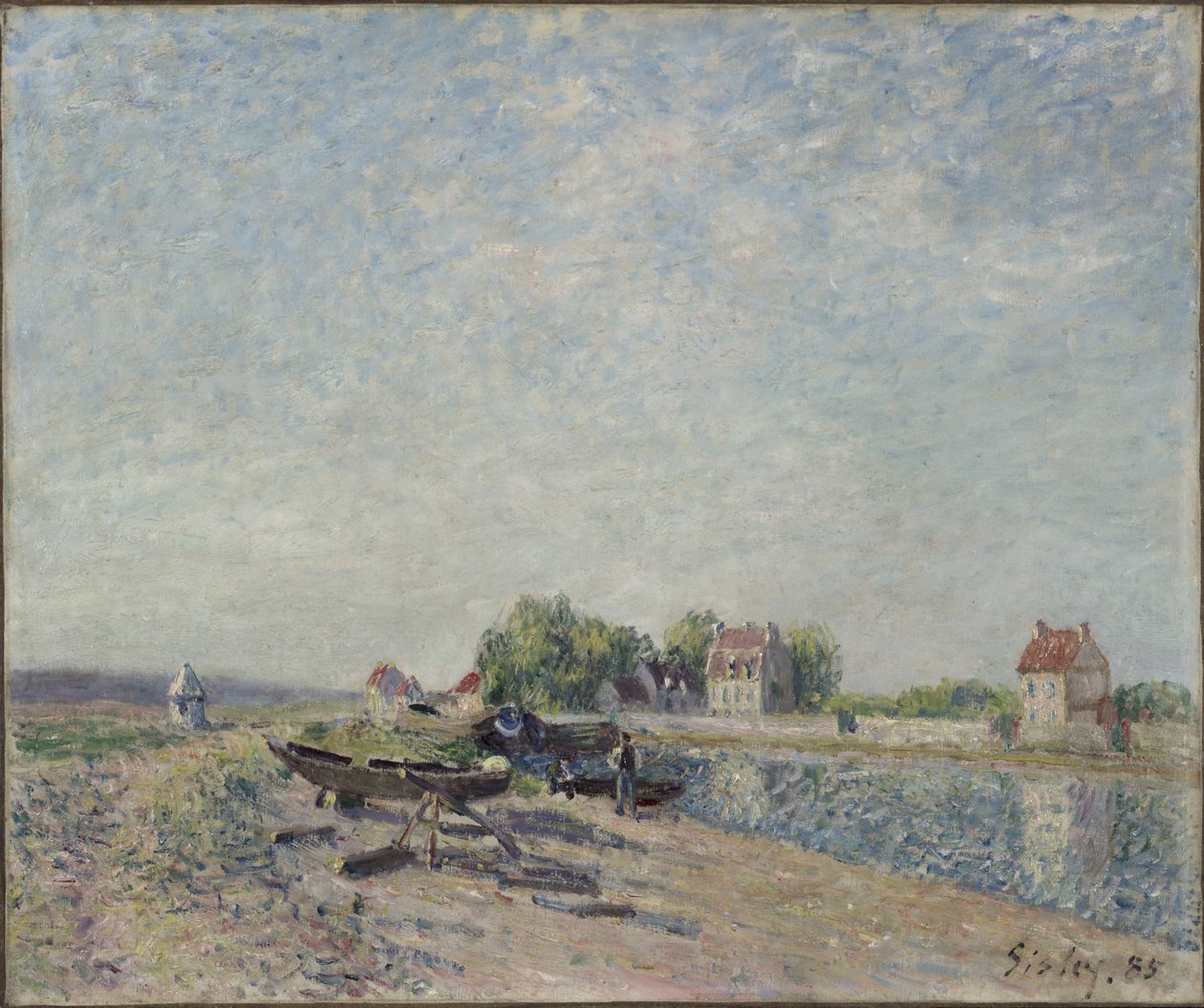Saint-Mammes, Loingin kanava tekijältä Alfred Sisley