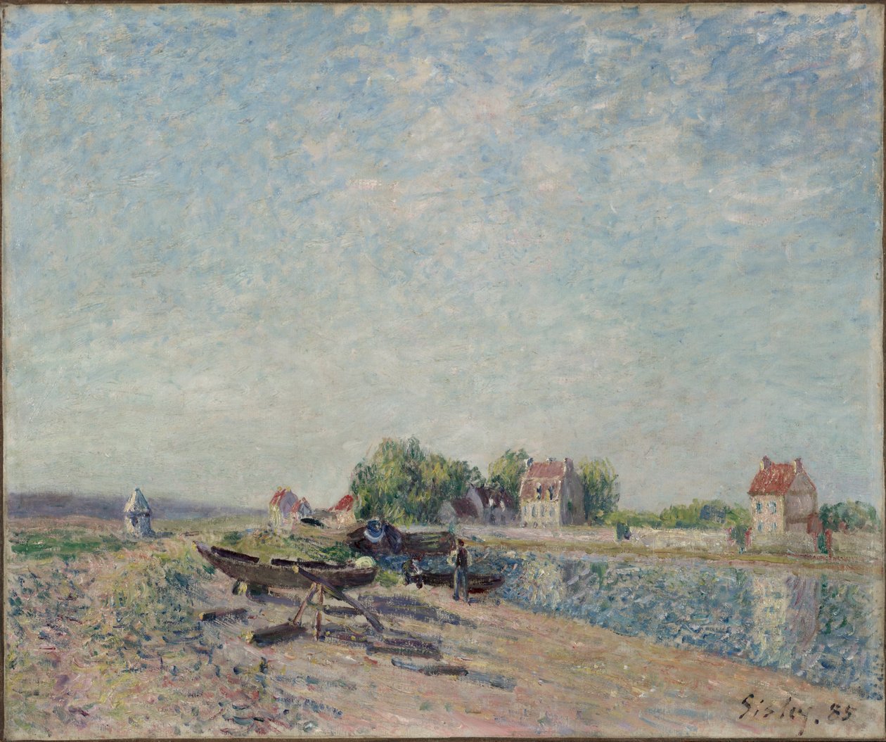 Saint-Mammes, Loingin kanava tekijältä Alfred Sisley