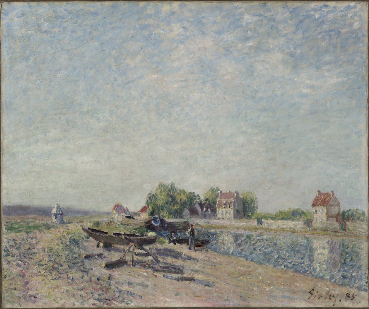 Saint-Mammes, Loingin kanava tekijältä Alfred Sisley