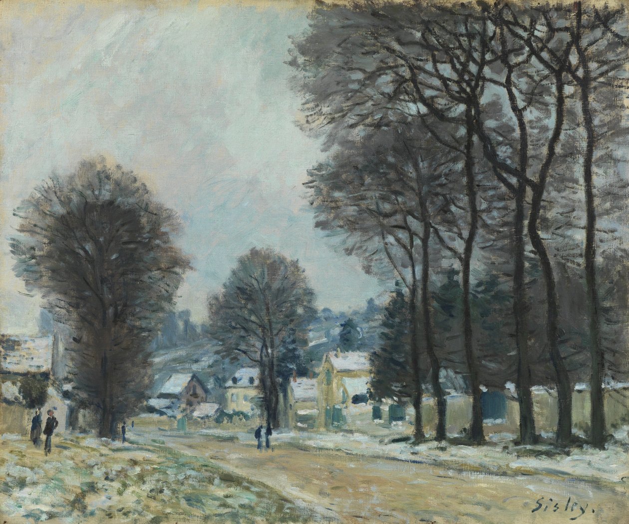 Huonekalut ja erilaiset esineet 1100- ja 1300-luvuilta tekijältä Alfred Sisley