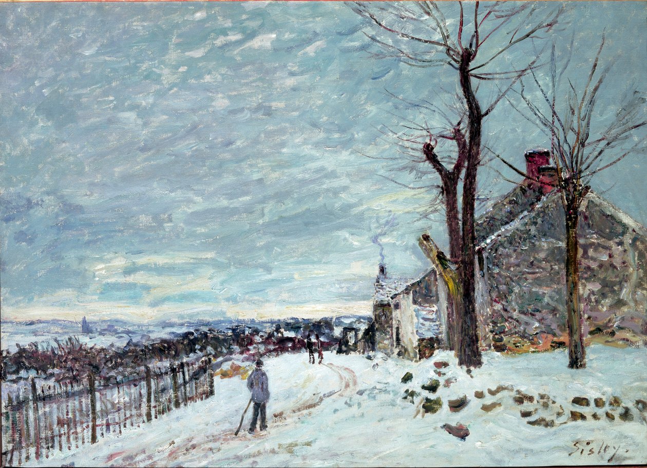 Lunta Veneux-Nadonissa tekijältä Alfred Sisley