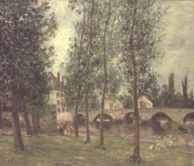 Moretin silta tekijältä Alfred Sisley