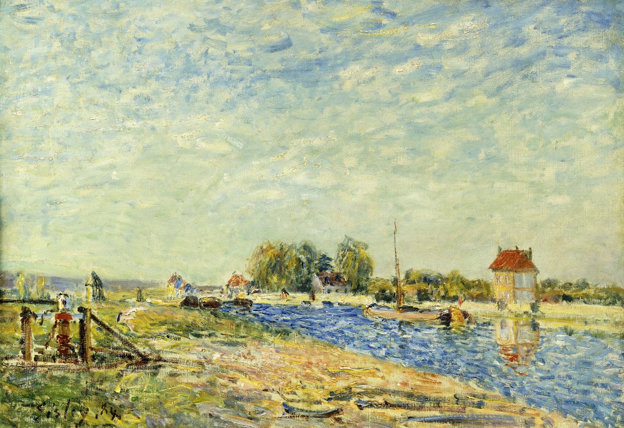 Loingin kanava; Loingin kanava, 1884 tekijältä Alfred Sisley