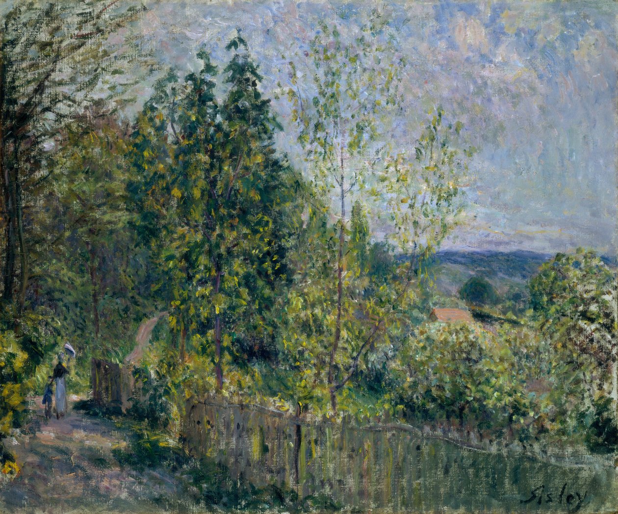 Metsätie tekijältä Alfred Sisley