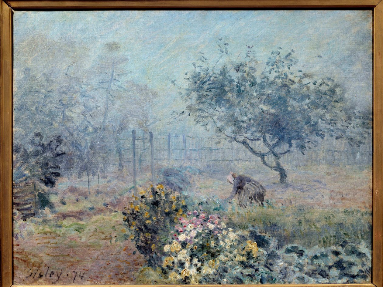 Sumunaapurit. Alfred Sisleyn (1839-1899) maalaus tekijältä Alfred Sisley