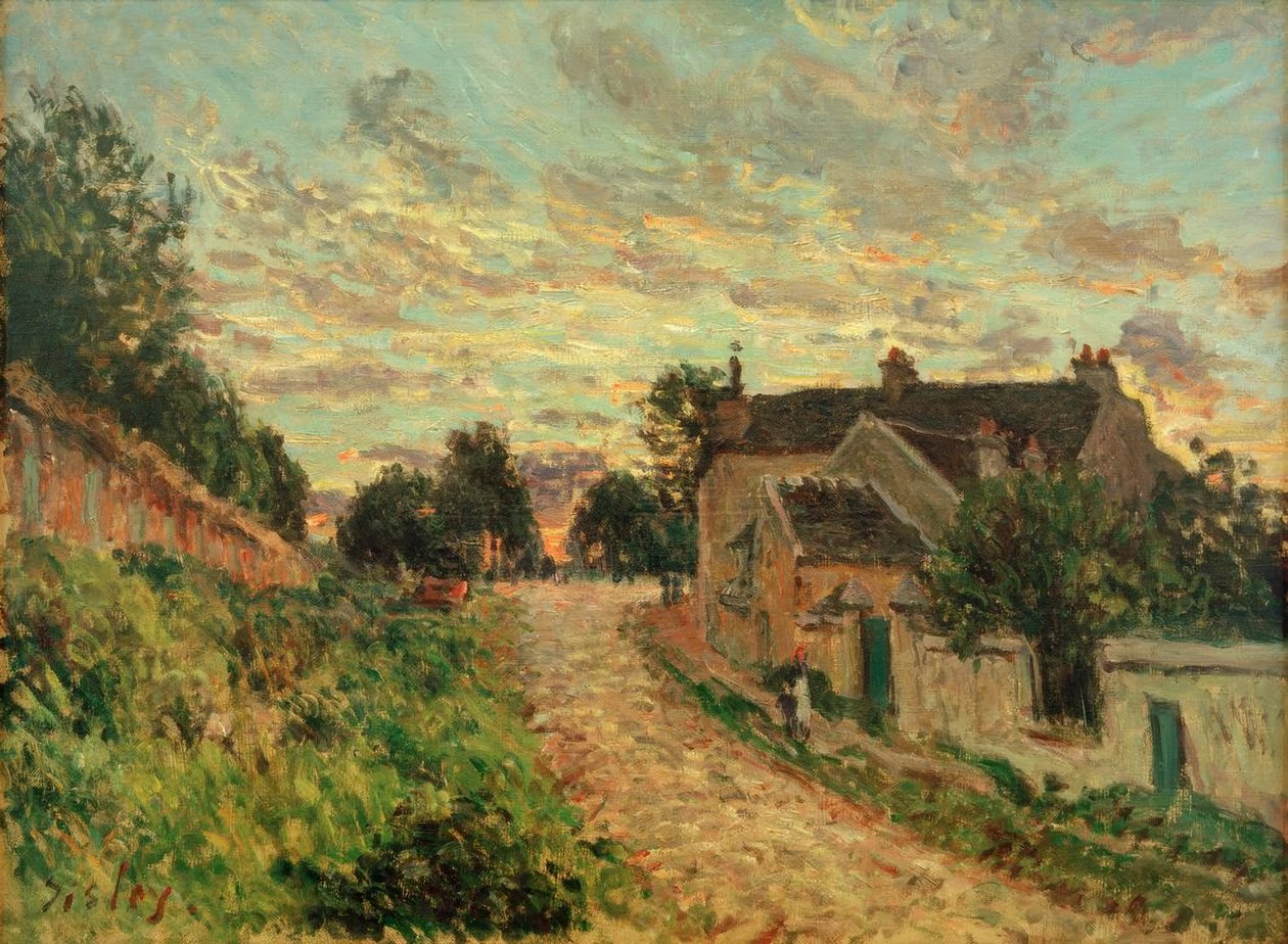 Polku Louveciennessa tekijältä Alfred Sisley