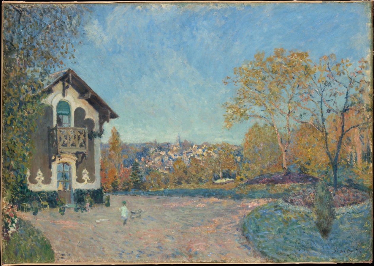 Näkymä Coeur-Volantista Marly-le-Roihin tekijältä Alfred Sisley