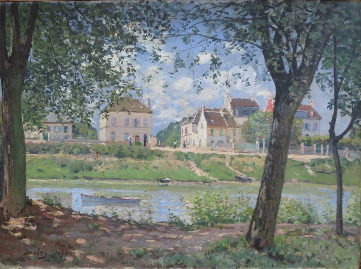 Villeneuve-la-Garenne tekijältä Alfred Sisley