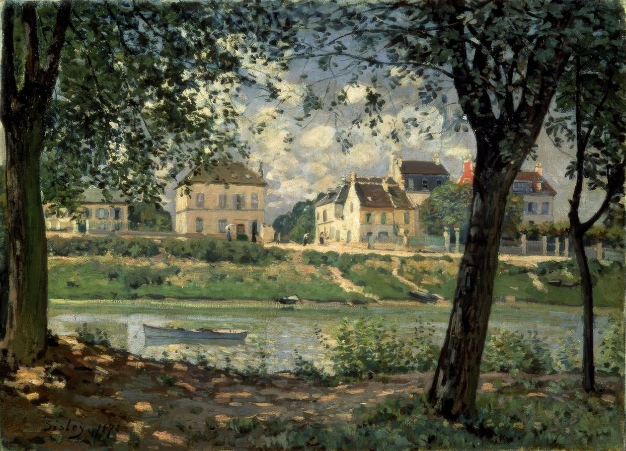 Villeneuvela-Garenne tekijältä Alfred Sisley