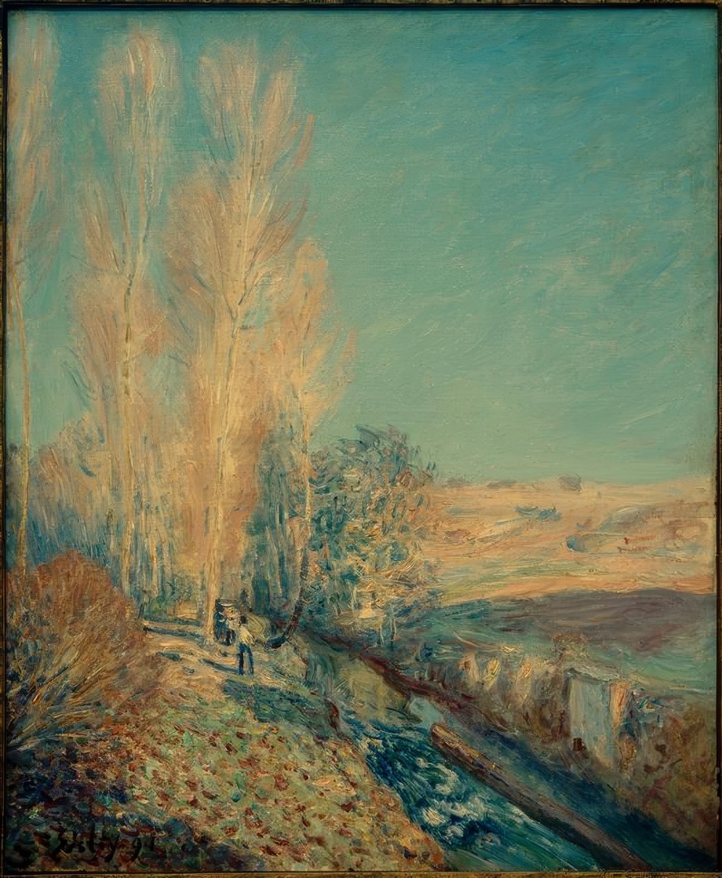 Saint-Martinin kesä - Moretin ympäristö tekijältä Alfred Sisley